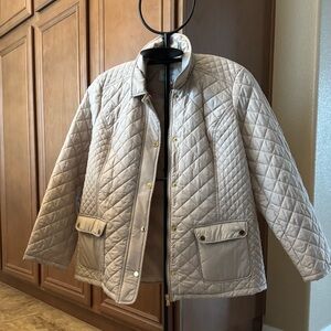 Charter Club Women's Quilted Jacket - Tan